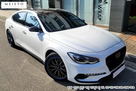 그랜져IG 크롬죽이기 부분랩핑 및 사이드미러 주유구 카본랩핑 / 성남시 중원구 여수동