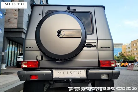 벤츠지바겐 G63AMG 랩핑 LB 사틴그레이 전체시공 / 성남시 중원구 여수동