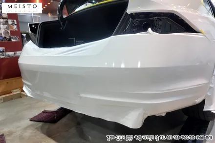 제네시스G90 3M 화이트유광 전체랩핑 / 성남시 중원구 여수동