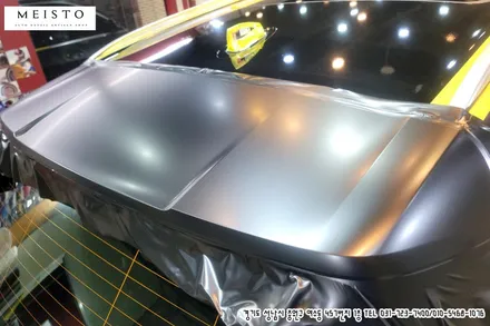 BMWX5 사틴블랙 전체랩핑 및 블랙유광 크롬죽이기 시공 / 성남시 중원구 여수동