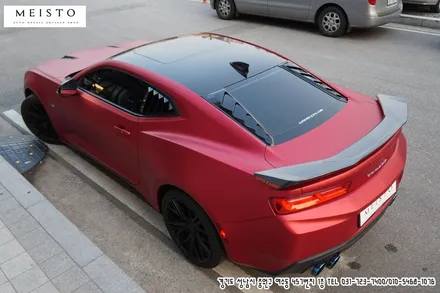 카마로SS 전체랩핑 남다른 존재감의 컬러탄생 / 성남시 중원구 여수동