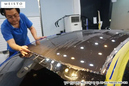 신형BMWM3 3M라즈베리블루 전체랩핑 및 실라맥스PPF / 성남시 중원구 여수동