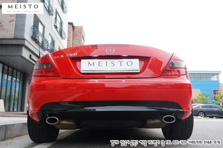 자동차스킨 벤츠SLK350 카마인레드 전체랩핑 / 성남시 중원구 여수동