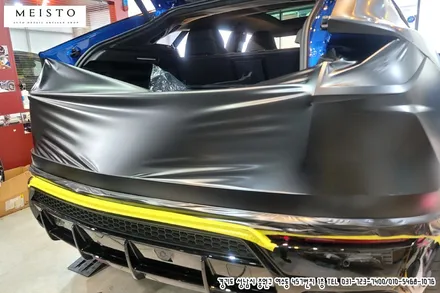 람보르기니 우루스 사틴블랙 랩핑 / 성남시 중원구 여수동
