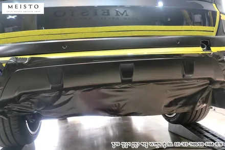 BMWX5 사틴블랙 전체랩핑 및 블랙유광 크롬죽이기 시공 / 성남시 중원구 여수동