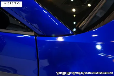 아우디R8전체랩핑 3M 라즈베리블루 슈퍼카랩핑 / 성남시 중원구 여수동