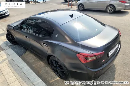 마세라티기블리 에이버리 사틴블랙 랩핑 / 성남시 중원구 여수동