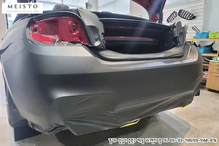 BMWM4랩핑 3M 무광블랙 전체카스킨 / 성남시 중원구 여수동