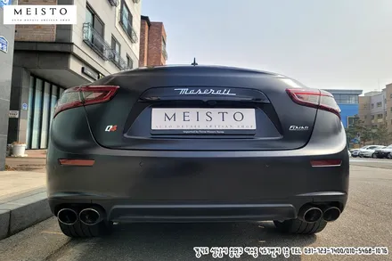 마세라티기블리 에이버리 사틴블랙 랩핑 / 성남시 중원구 여수동