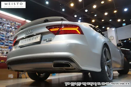 아우디A7 전체랩핑에 포인트를 살려 미치존재감 연출 / 성남시 중원구 여수동
