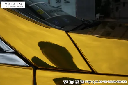벤츠 CLS63AMG 사쿠라이 골드 크롬랩핑 / 성남시 중원구 여수동