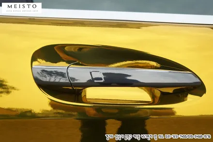 벤츠 CLS63AMG 사쿠라이 골드 크롬랩핑 / 성남시 중원구 여수동