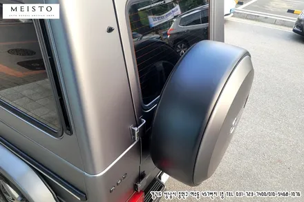 벤츠지바겐 G63AMG 랩핑 LB 사틴그레이 전체시공 / 성남시 중원구 여수동