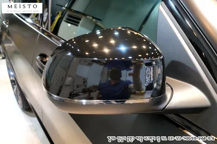 BMWX5 사틴블랙 전체랩핑 및 블랙유광 크롬죽이기 시공 / 성남시 중원구 여수동