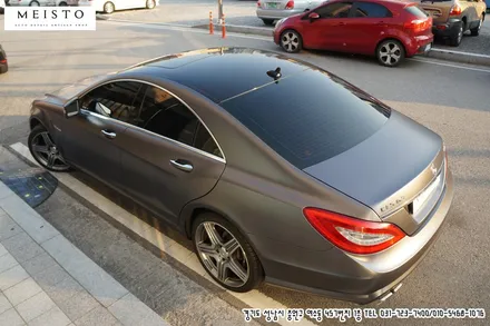 벤츠CLS63AMG 사틴다크그레이 전체랩핑 / 성남시 중원구 여수동