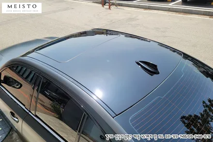 BMW320i 랩핑 에이버리 사틴블랙락그레이 전체시공 / 성남시 중원구 여수동