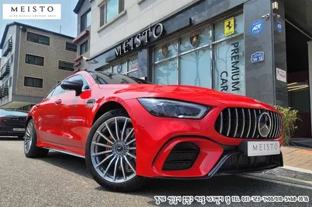 벤츠 GT 43AMG 랩핑 에이버리 카마인레드 시공 / 성남시 중원구 여수동
