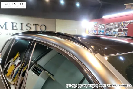 BMWX5 사틴블랙 전체랩핑 및 블랙유광 크롬죽이기 시공 / 성남시 중원구 여수동