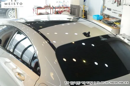 벤츠 CLA250 블랙유광 루프스킨 포인트랩핑 / 성남시 중원구 여수동