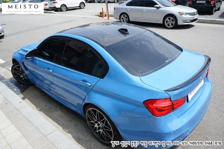 신형BMWM3 3M라즈베리블루 전체랩핑 및 실라맥스PPF / 성남시 중원구 여수동