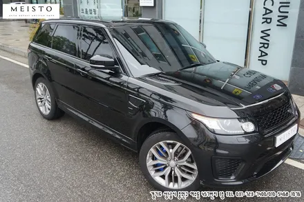 레인지로버 스포츠 차량랩핑 스틸브러쉬의 남다른 매력 / 성남시 중원구 여수동