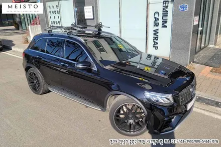 분당랩핑 벤츠 GLC220d 창틀 블랙유광 부분랩핑 / 성남시 중원구 여수동