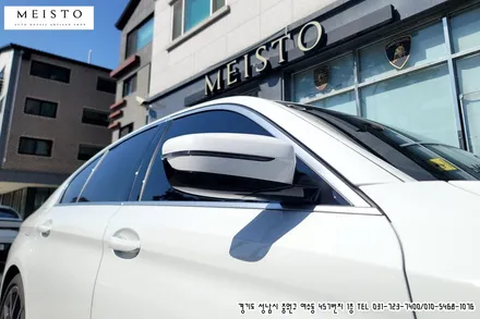 BMW530i 드레스업 튜닝 블랙유광 부분랩핑 / 성남시 중원구 여수동