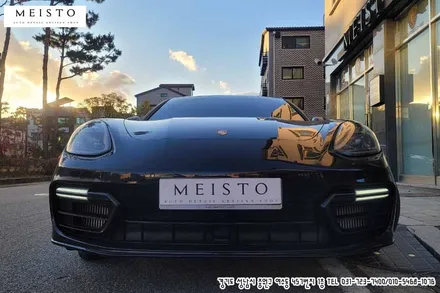 포르쉐 파나메라4S 전체랩핑 하이그로시 그레이 필름 시공 / 성남시 중원구 여수동