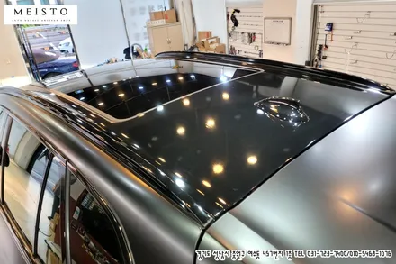 BMWX5 사틴블랙 전체랩핑 및 블랙유광 크롬죽이기 시공 / 성남시 중원구 여수동