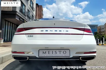 제네시스G90 3M 화이트유광 전체랩핑 / 성남시 중원구 여수동