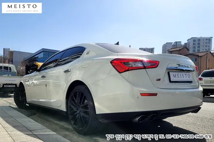 마세라티기블리 에이버리 사틴블랙 랩핑 / 성남시 중원구 여수동