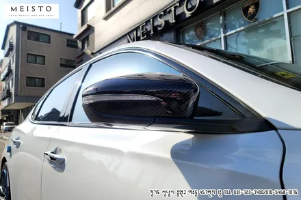 그랜져IG 크롬죽이기 부분랩핑 및 사이드미러 주유구 카본랩핑 / 성남시 중원구 여수동