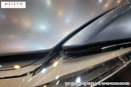 BMW M5랩핑 3M 사틴다크그레이 전체 및 블랙유광 포인트 시공 / 성남시 중원구 여수동