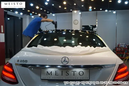 성남루프스킨 벤츠E200 시공기 / 성남시 중원구 여수동