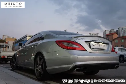 벤츠CLS63AMG 사틴다크그레이 전체랩핑 / 성남시 중원구 여수동