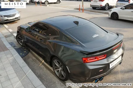 카마로SS 화이트 전체랩핑 / 성남시 중원구 여수동