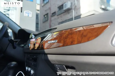 분당 실내랩핑 아우디A6 3M 블랙 카본 시공기 / 성남시 중원구 여수동