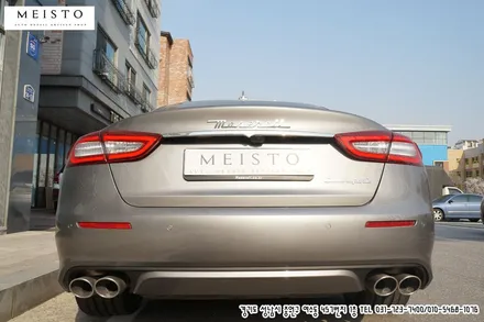 마세라티 콰트로포르테 다이아몬드 화이트 전체랩핑 / 성남시 중원구 여수동