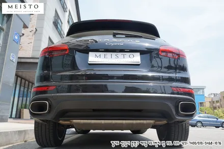 인기 랩핑필름 반무광 사틴다크그레이 포르쉐카이엔 시공기 / 성남시 중원구 여수동