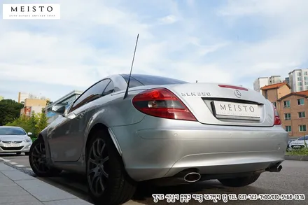자동차스킨 벤츠SLK350 카마인레드 전체랩핑 / 성남시 중원구 여수동