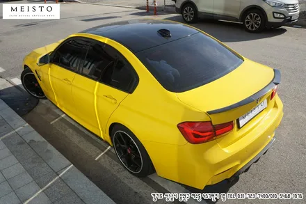 BMW3시리즈 320d 랩핑 에이버리 유광다크그레이 / 성남시 중원구 여수동