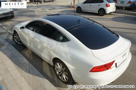분당랩핑 아우디A7 실물깡패 전체카스킨 / 성남시 중원구 여수동