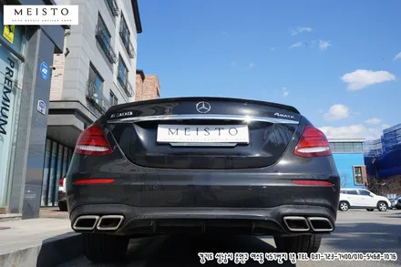 벤츠E300 E클래스 카마인레드 랩핑 / 성남시 중원구 여수동