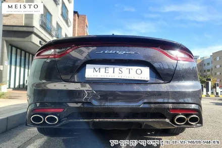 스팅어 3M DM12 무광데드블랙 전체랩핑 / 성남시 중원구 여수동