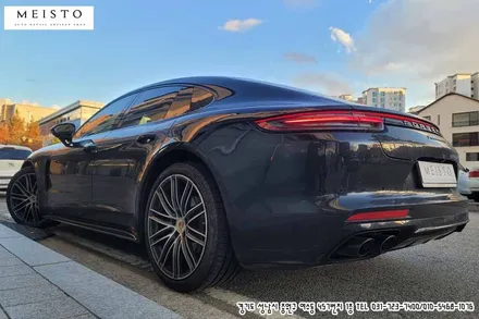 포르쉐 파나메라4S 전체랩핑 하이그로시 그레이 필름 시공 / 성남시 중원구 여수동