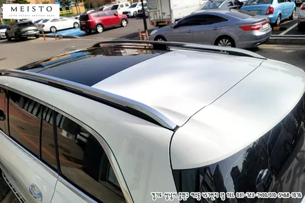 벤츠 GLS400d 투톤랩핑 및 B필러 실버크롬 사이드데칼 랩핑 / 성남시 중원구 여수동