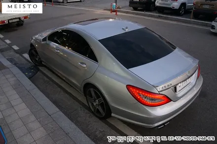 벤츠CLS63AMG 사틴다크그레이 전체랩핑 / 성남시 중원구 여수동
