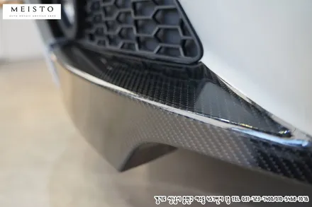 BMW320D 앞범퍼 하단 카본 포인트 랩핑 / 성남시 중원구 여수동
