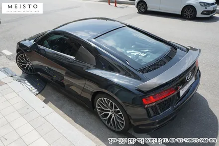 아우디R8전체랩핑 3M 라즈베리블루 슈퍼카랩핑 / 성남시 중원구 여수동