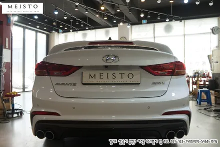 아반떼스포츠랩핑 블랙 포인트로 더욱 매력있게 / 성남시 중원구 여수동